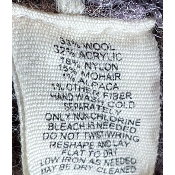 Sleeping on Snow Anthropologie Tweedy Mohair Alpaca & Wool Sweater Jacket Small - Picture 4 of 6